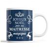 Mug - Christmas - Teacher - Ceramic - Printed - 325 Ml - Blue