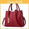 Stylish Large Capacity Mom Handbag For Middle-aged Women In Elegant Purple Color