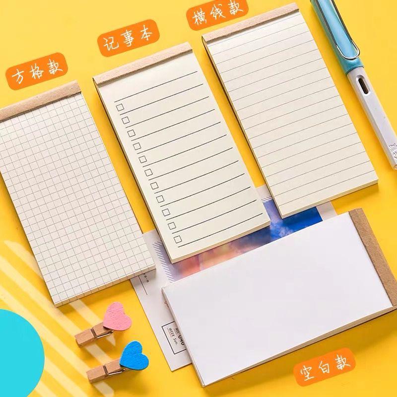 Korean Kraft Paper Sticky Notes and Portable Notebook for To-Do Plans
