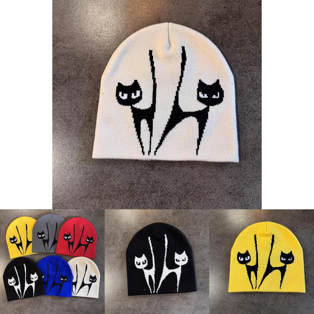 Classic Fox Knit Hat With Warmth For Men And Women Winter Wear