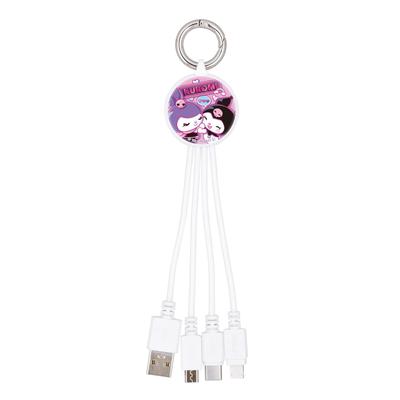 Gourmandies Kuromi Wonder Journey Cable Kuromi Multi-Charging SANG-346A
