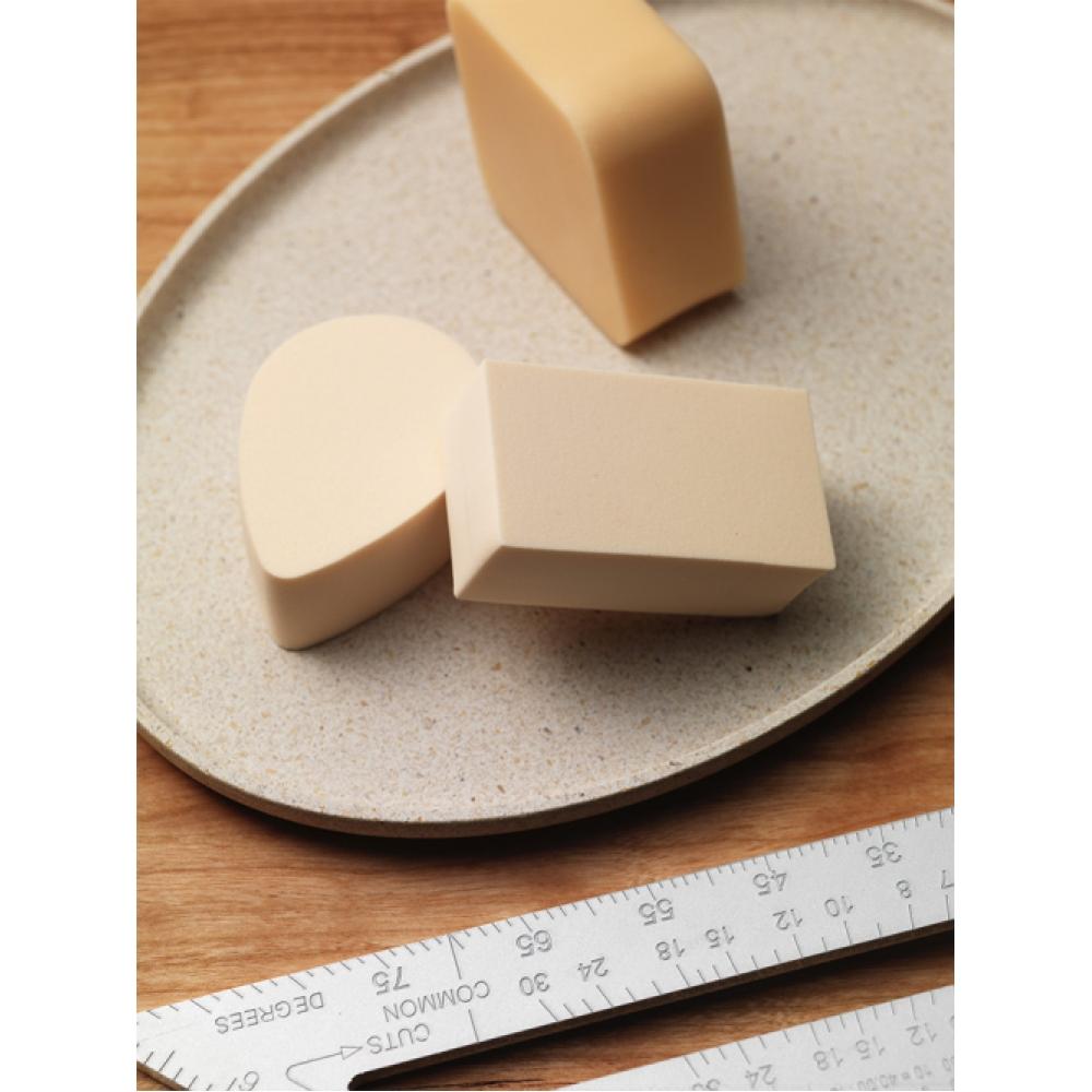 TheToollab [Moist Adhesion] The Toollab Moist Base Makeup Hydro Sponge 3 Types  2 Packs 2 Pack 