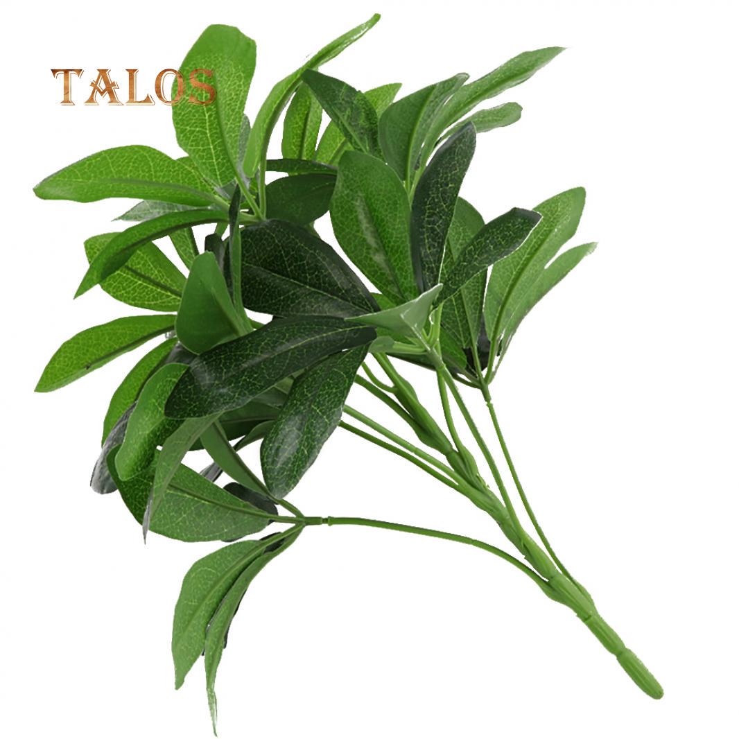 

1шт 9 глав искусственное пластиковое растение плющ кора дерева офис вечерние домашний декор бонсай