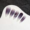 Nail Art Wear Nail Dark Love Sweet Cool Gothic Halloween Long Gradual Change Smudge Pointed Nail Fake Nail Patch