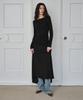 Simeteuligpeosenteu Shirring Jersey Maxi Dress / Black