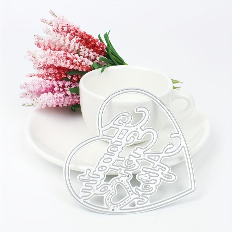 Hollow Out Heart Cutting Stencil DIY Scrapbook Album Paper Card Diary