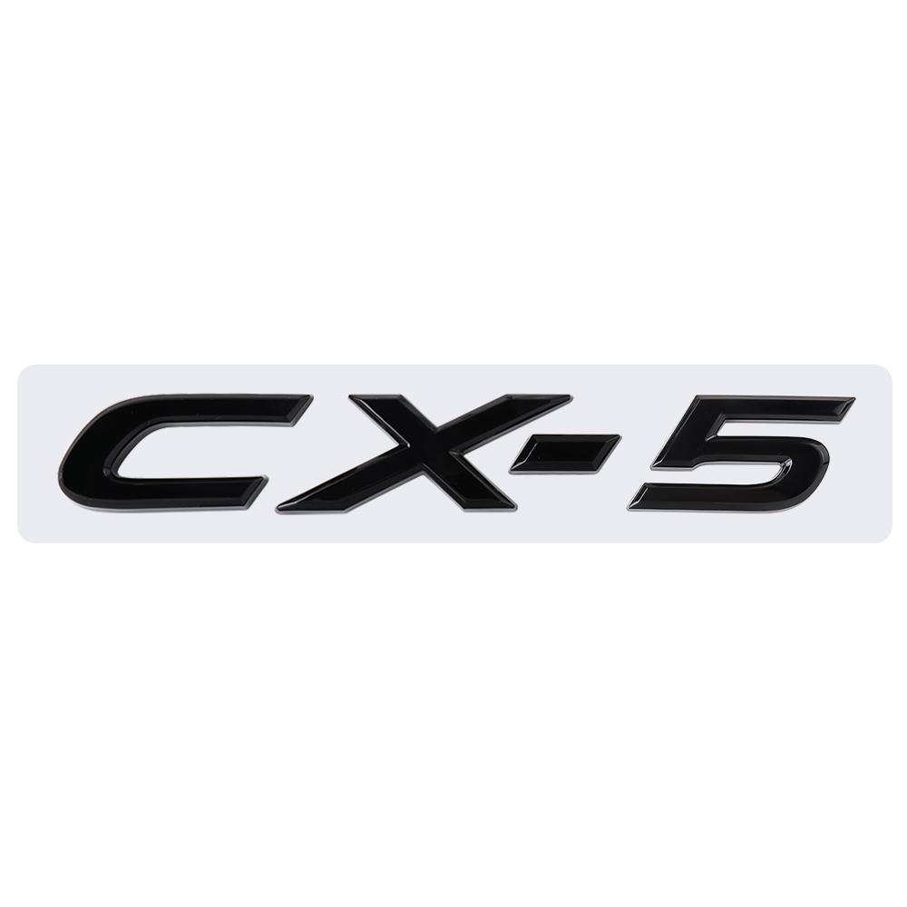 3D ABS CX-4 CX-5 Car Letter Badge Logo Trunk Decorative Sticker For Mazda 3 6 2 Axela CX30 CX7 Atenza Demio CX3 CX9 Accessories kyljh99