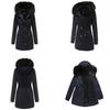 Women's Winter Parka Coat Thickened Fleece Lined Padded Warm Hooded Long Military Puffer Jacket Faux Fur Overcoat Casual Fashion Outdoor Outerwear New