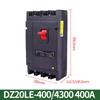 DELIXI DZ20L-400 350A/400A 4P RCD Circuit Breaker Air Switch