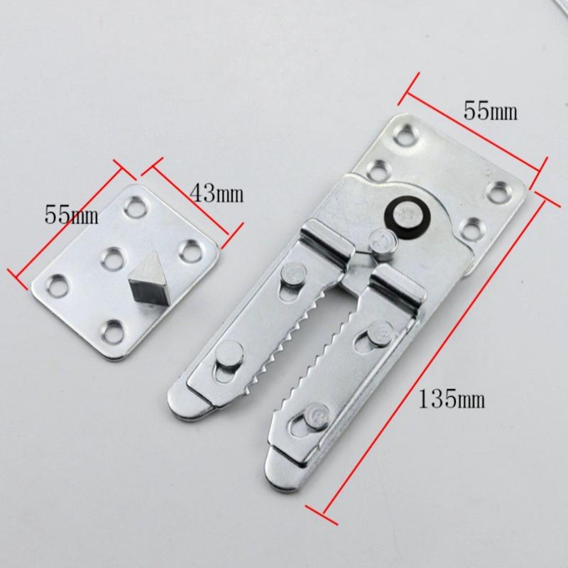 1Set Sofa Couch Sectional Connector Snap Metal Bracket Hinges For Furniture Accessories Tool