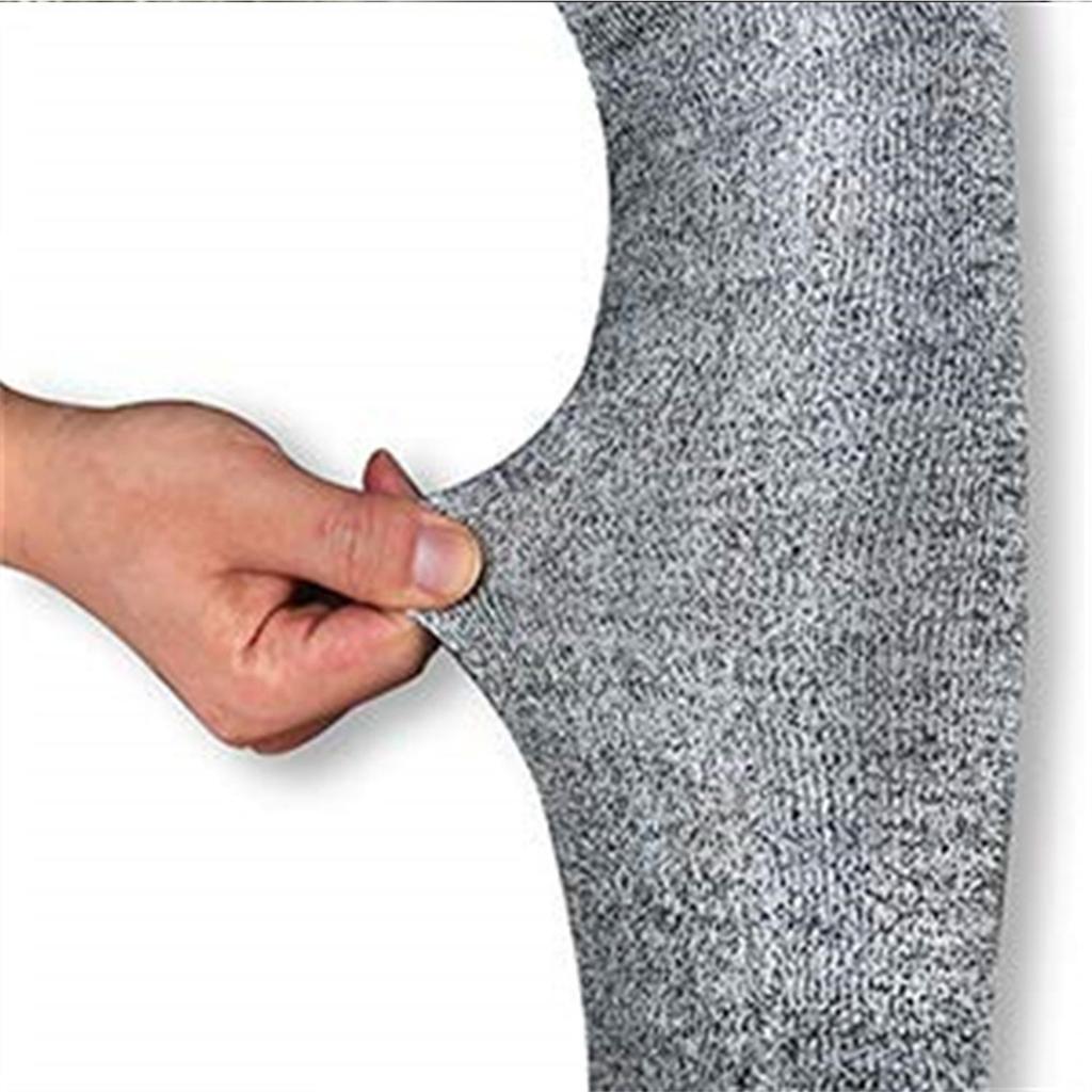 1 Paar Armschutzzubehör Schnittfest Daumenschlaufe Armschützer für Arbeitssicherheit Daumenschlaufe 45cm