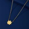 Cazador Gänseblümchen Anhänger Halskette für Damen Mädchen Edelstahl Goldfarbe Choker Kette Schmuck Muttertagsgeschenk 2026