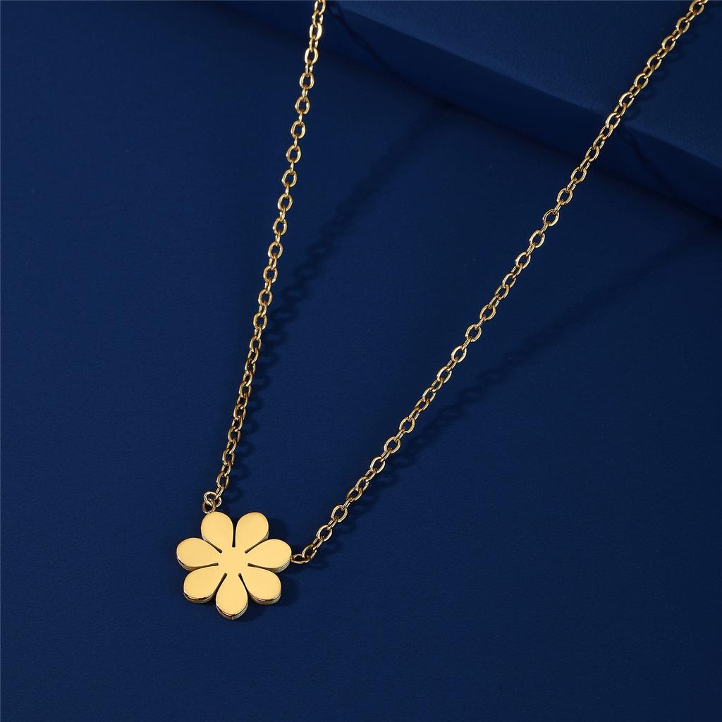Cazador Gänseblümchen Anhänger Halskette für Damen Mädchen Edelstahl Goldfarbe Choker Kette Schmuck Muttertagsgeschenk 2026