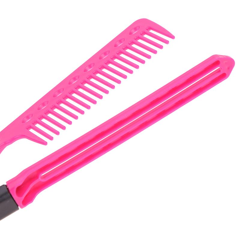 1X Straight Hair Comb Brush Tool For Dry Iron Hair Curl To Straight Hair Shaper