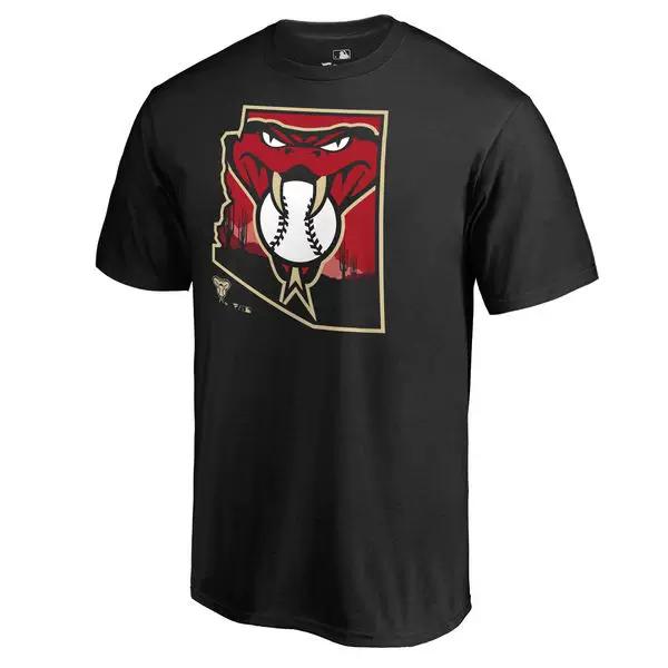 Major League Baseball Diamondbacks Arizona Diamondbacks Pure Cotton Short-Sleeved T-Shirt