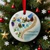 Rotundity Shaped Sea Ornament, Friendship Hearts Ornament, Friendship Keepsake For Christmas Tree & Ocean Themed Decor
