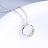 Jewelry S925 Sterling Silver Geometric Necklace Korean Style Clavicle Chain Simple Temperament Female