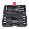 15PCS Set Long Hex Bit Socket Set S2 Alloy Steel Extra Hard 38 Inch Extended Hex Wrench Set