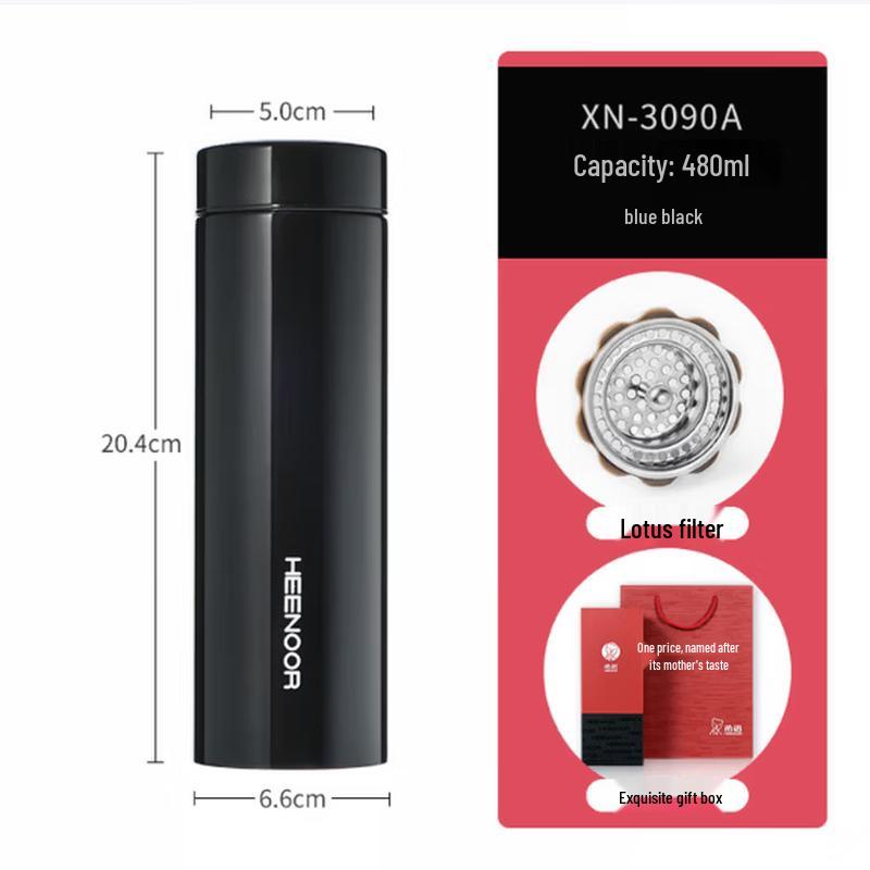 

Heenoor 316L Stainless Steel Business Tea Thermos Mug, 480mL