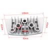 Motorcycle Oil Cooler Oil Radiator Kit For KTM Monkey 125 250 Honda Yamaha Kawasaki Universal Pit Dirt Bike Motocross Assessor