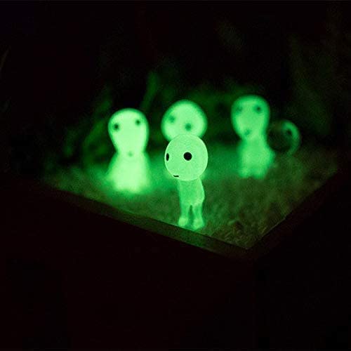 TAORAYO Micro Landscape Luminous Bonsai DIY Decorative Dollhouse Miniature Potted Bonsai Gardening Props Potted Decoration Garden Decoration Indoor
