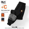 Baleno Men's S&K Autumn/Winter Fleece Lined Loose Fit Jogger Pants