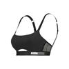Puma Padded Sporty Top With Letter Print Breathable Casual Sports Bra Women tops Black 935297-01