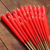 Bamboo Skewers & Red Candles: Long-Burning Incense for Offering to Buddha & Bodhisattva
