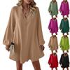 Women's Casual Fashion Long Sleeve Retro Retro Dress