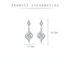 Sace Gems Classic Copper Alloy Zircon Earrings Ladies Jewelry Wedding Promise Party Gift
