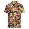 Classic 3d Print Hawaiian Shirt For Men Funky Retro Graphics Party Shirt Short Sleeve Button Up Shirt Street Y2k Clothing