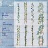RetroStory Pastoral Flower Terrace Stickers for Journals - Creative Children's Decorative Scenery