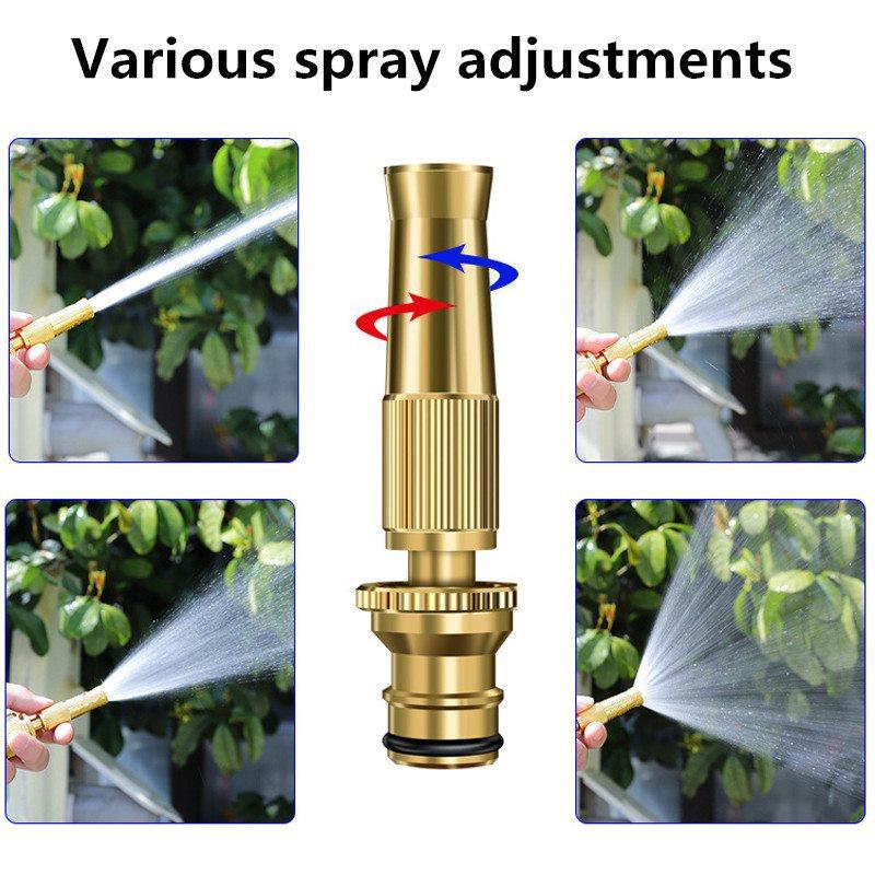 Adjustable Water Nozzle Garden Irrigation Lawn Watering Car Washing Water Hose Sprinkler
