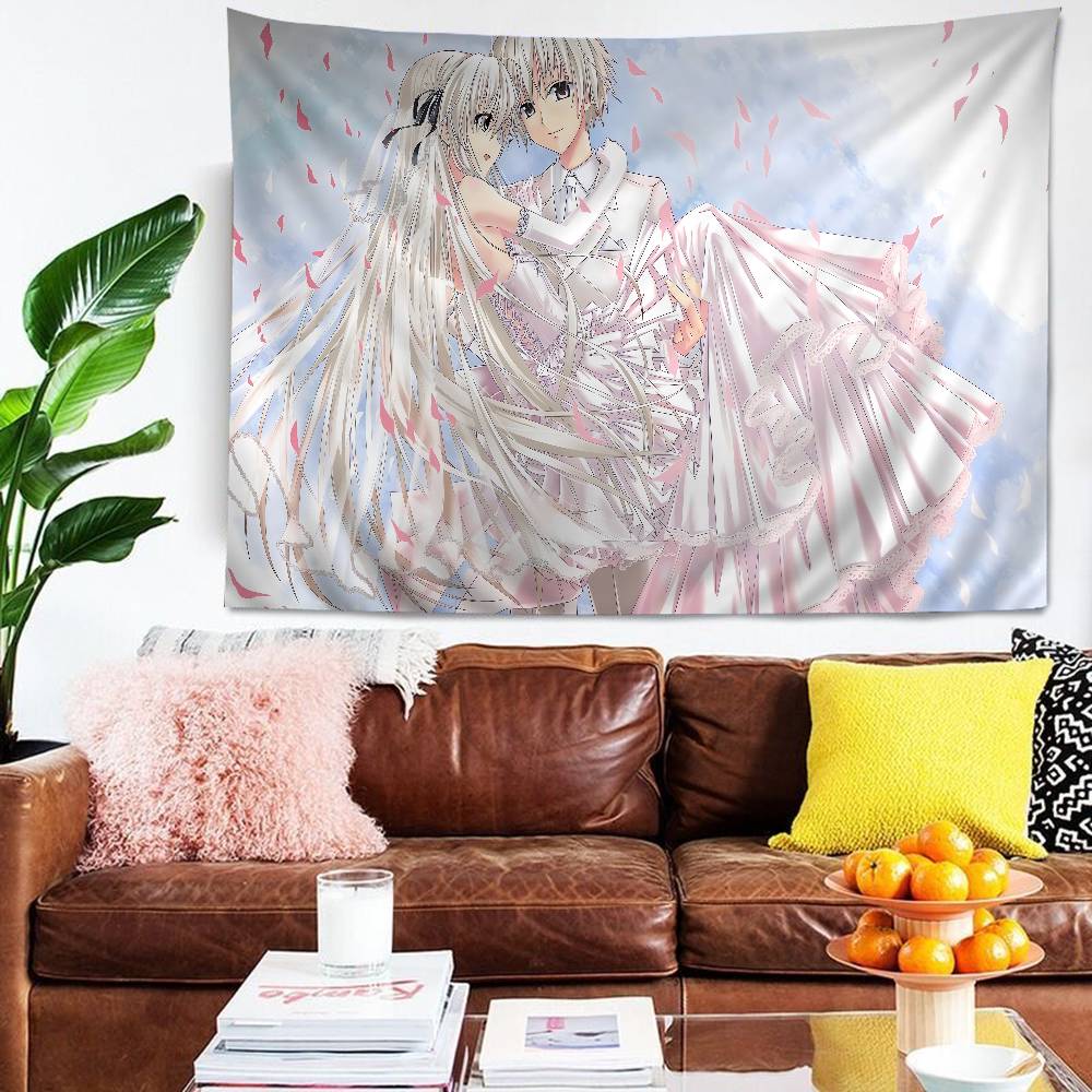 Anime Yosuga No Sora Wandteppich Kunstdruck Japanischer Wandteppich Anime Wandbehang Heimdekoration
