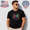 Loud Headphones Graphic T-Shirt Music Lover Audio Design