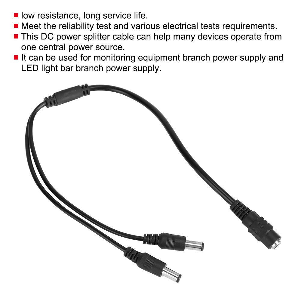 10 Stück 12V 1V2 Sicherheitsmonitor DC Stromversorgungsverteiler Adapter Anschlusskabel