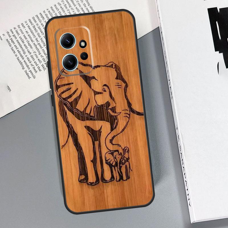 Natural Bamboo Wood Pattern Print Case For Xiaomi Redmi Note 15 Pro 10 11 12 13 14 Pro Cover For Redmi 15C 15 14C 10C 12C 13C