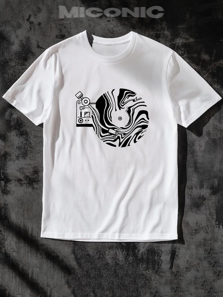 Y2K Grunge Print T-shirt