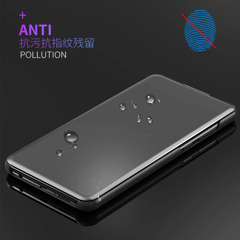 Mirror Flip Cases For Xiaomi Redmi Note 14 13 12 11 Pro Plus 5G Stand Holder Phone Case Redmi Note 10S 11S 12S 10 9 8 Pro Cover