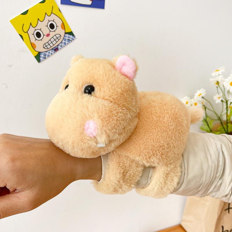 Capybara Slap Ring Plush Hand Puppet Doll