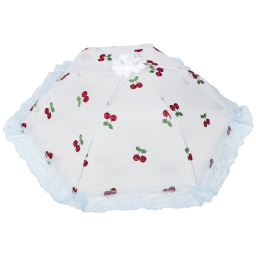 

NOLITOY Foldable Kitchen Umbrella, Food Cover, Fly Screen, Food Cover, Insect Repellent, Washable, Stylish Kitchen Umbrella (70cm Diameter)