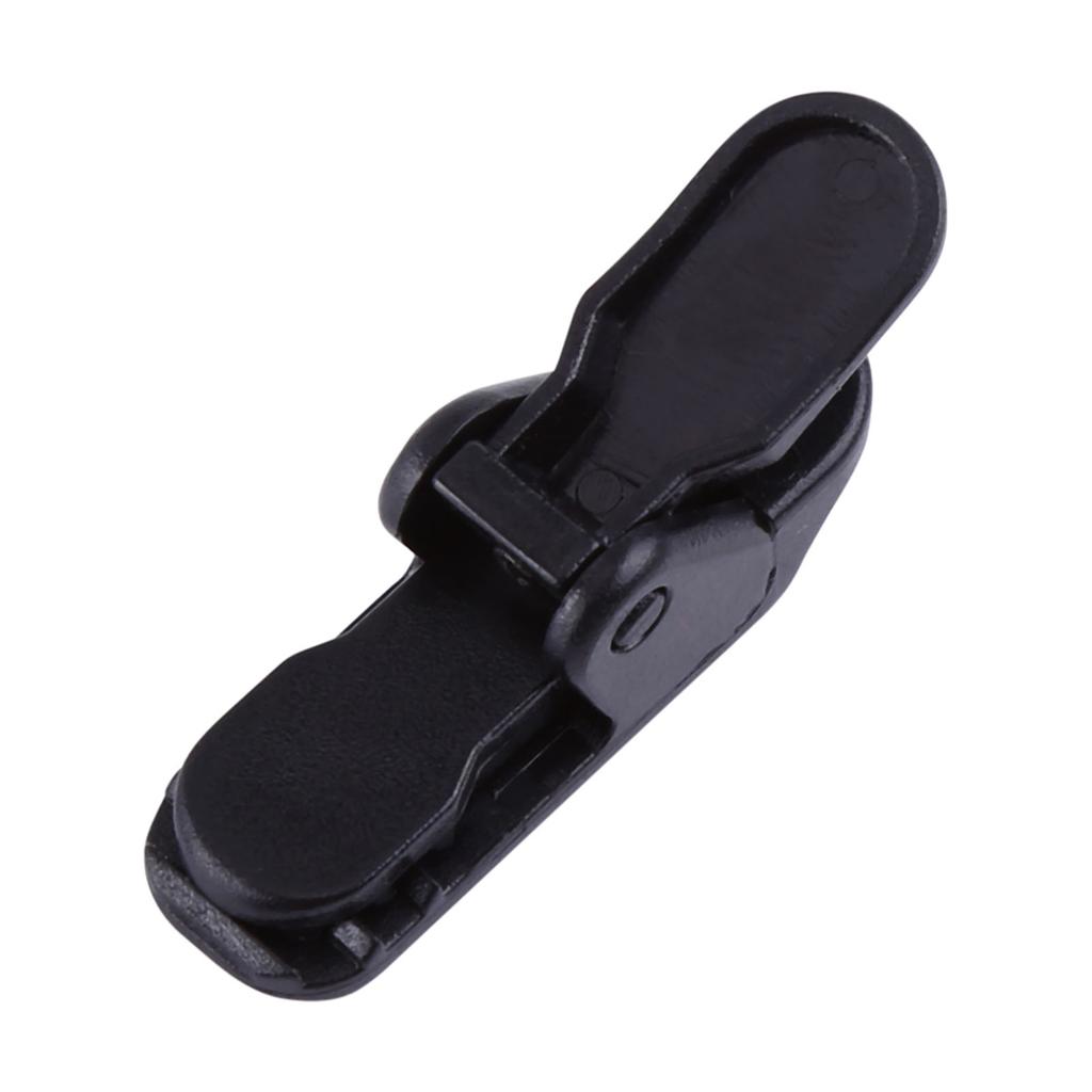 20pcs Bag Black Trap Clips Jaw Tent Snaps Camping Clamp Clips Tent Tighten For Outdoors