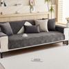 Winter Plush Sofa Cushion Non-Slip Simple Modern Thickened Seat Cushion Living Room Backrest Winter Leather Sofa Cover Cover Towel