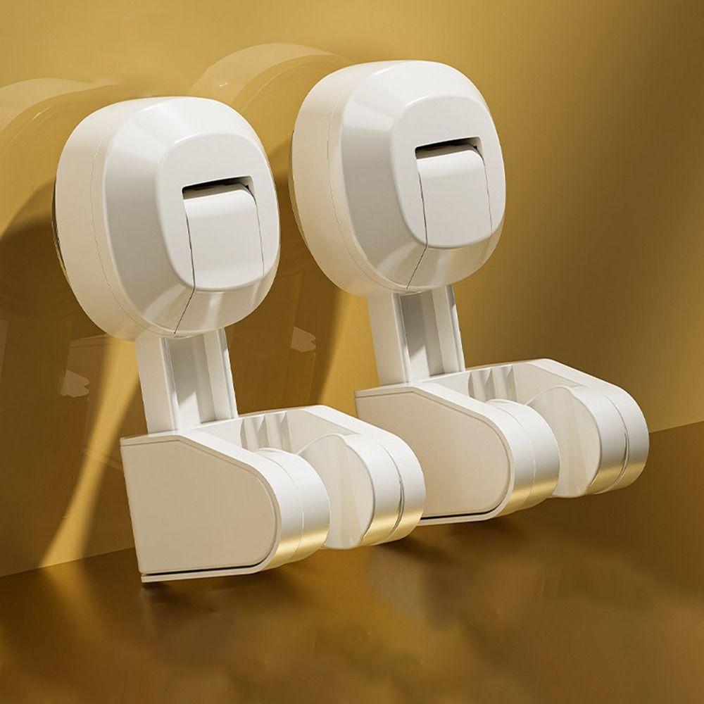 Movable Suction Cup Showerhead Bracket No Hole Punching Shower Rack  Bathroom