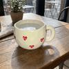 Romantic Milk Mug Adorable Heart Water Cup Breakfast Container Breakfast Cup  Office