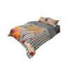 Thanksgiving Quilt Cover Three-Piece Pumpkin 3D Printed Bedding Polyester Pillow Cover Quilt Cover