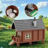 MOC Wood Cabin Building Blocks Medieval Wood Cabin Architecture Street View Bricks Model Assembly Toys Kids DIY Birthday Gifts