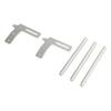 RC Front Bumper Aluminum Alloy Model Car Front Bumper Replacement for 1Celsius10 RC Car