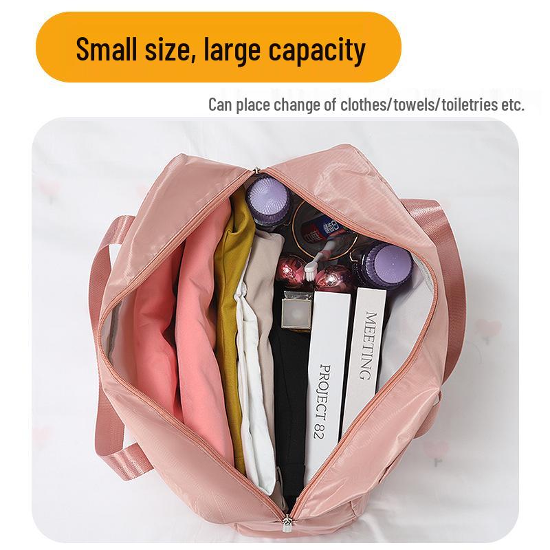 Portable Large Capacity Travel Bag for Women - Ideal for Gym, Short Business Trips, Duffle, Maternity Storage, and Carry-on.