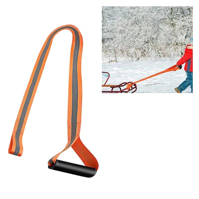 Deer Pulling Harness Nonslip Handle for Deer Hunting Deer Drag Harness Adjustable Hunting Reflective Deer Drags Rope